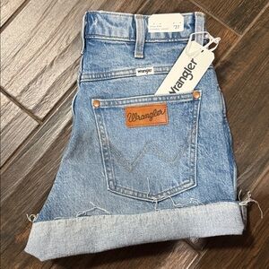 Wrangler high rise cowboy short